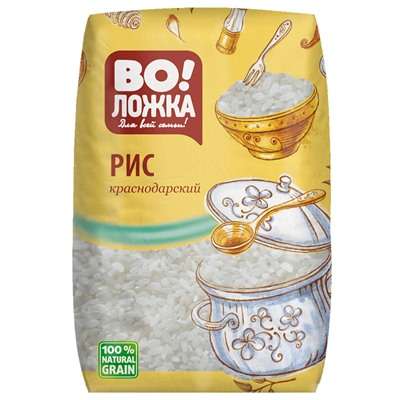 Рис Краснодарский отборный 800г. (Во Ложка)