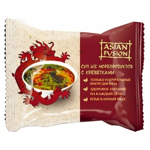 Суп из морепродуктов с креветками "Asian Fusion"