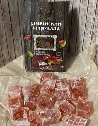 Мармелад деревенский 300гр. Клюква и шиповник