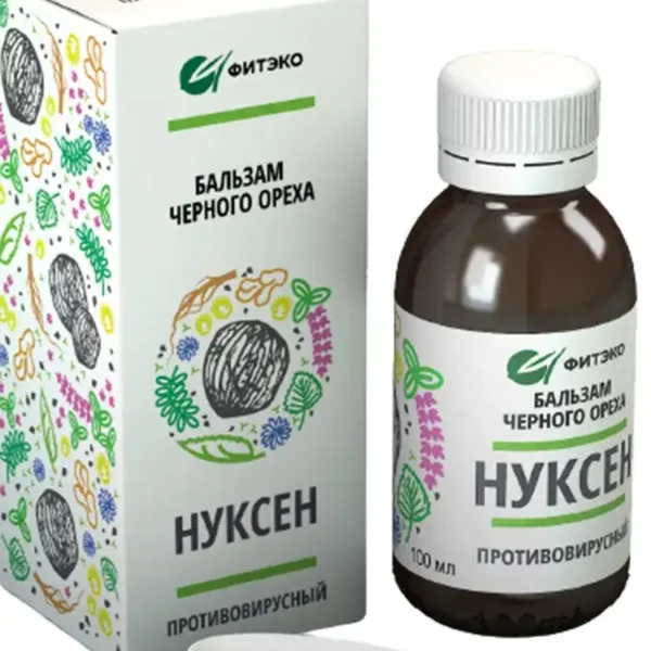 Бальзам черного ореха Нуксен Противовирусный 100 мл.