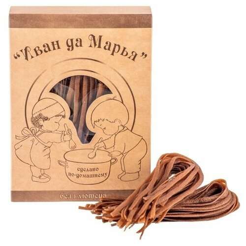 Лапша гречневая безглютеновая "Иван да Марья", 250 г.